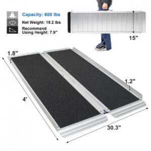 4 Feet Portable Wheelchair Ramp